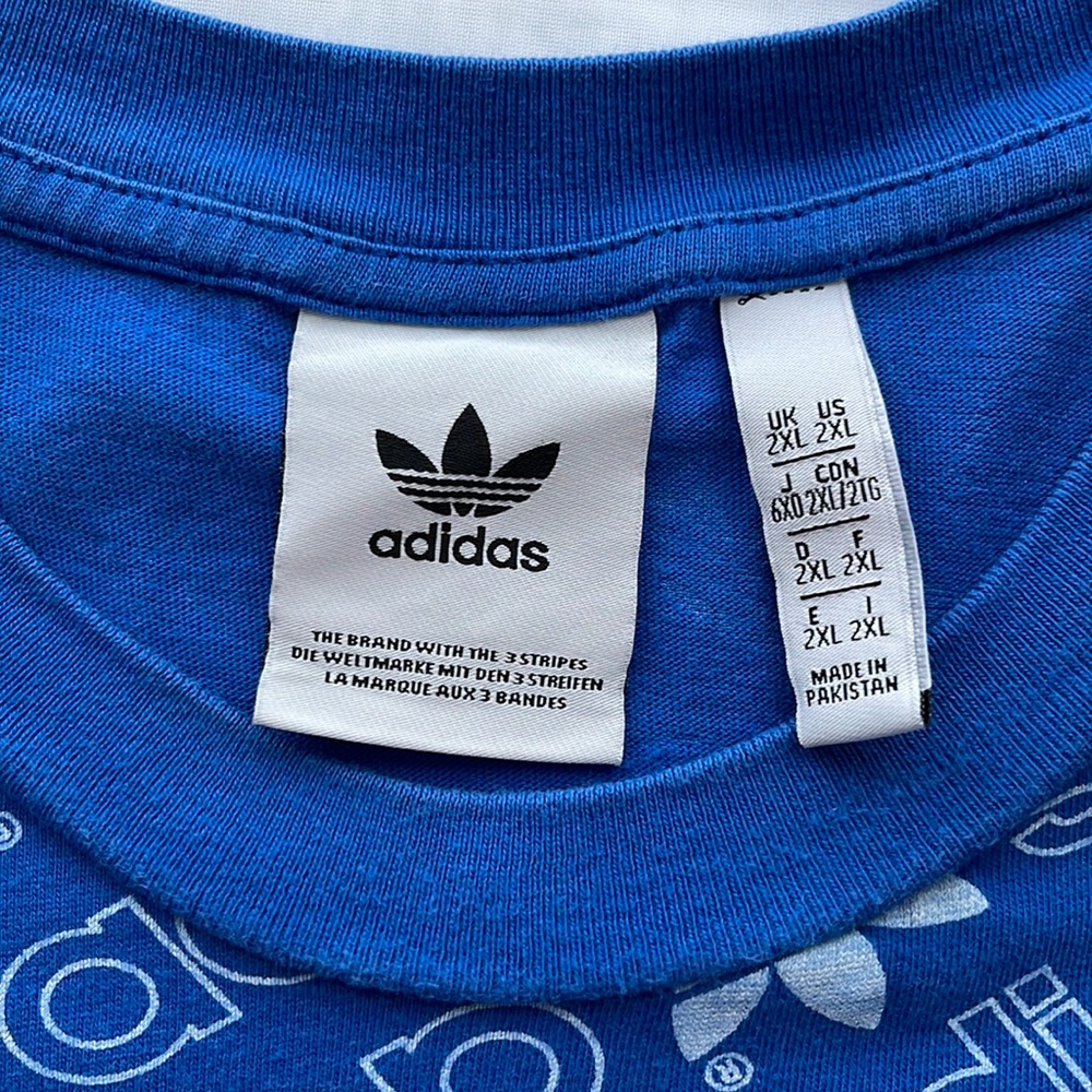 Adidas Original Trefoil Mens Short Sleeve T-shirt Size 2XL - Picture 7 of 12
